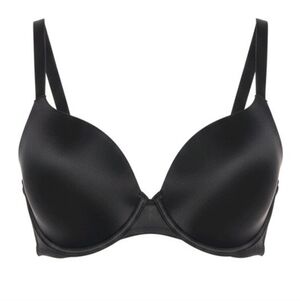 WACOAL 38DD NET EFFECT T-SHIRT BLACK UNDERWIRE BRA